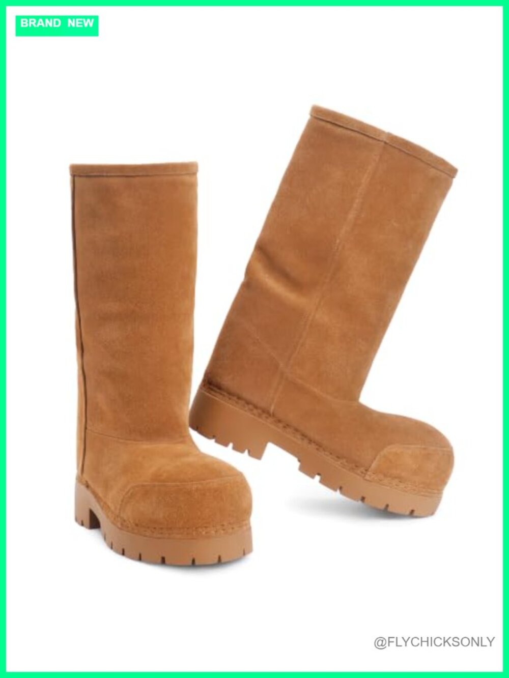 Faux Suede Platform Fuzzy Snow Boots Women Vegan Winter